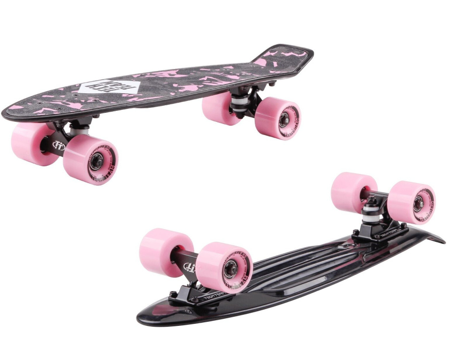 Скейтборд Kiwi 22 black/pink (NN007445)