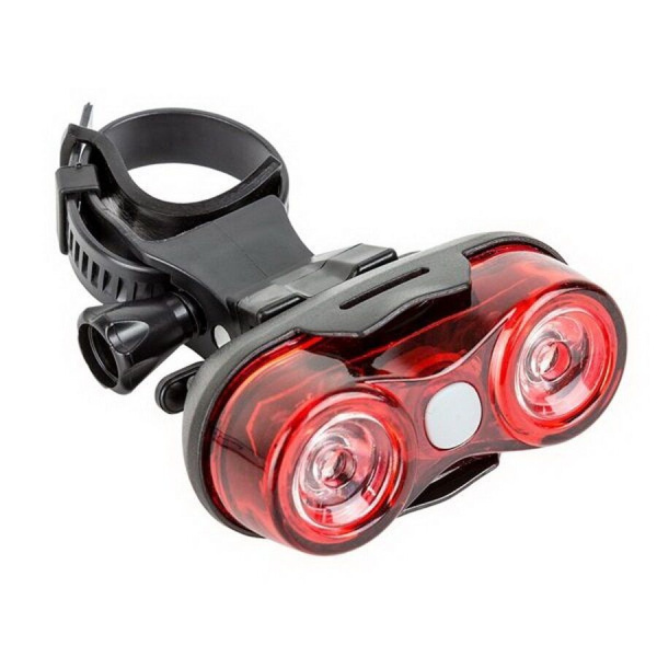 Фонарь задний, JY-528-1, 2 Super LED (2х0,5 watt), поворот 360°, 4 режима работы (черный/красный, УТ00023780)