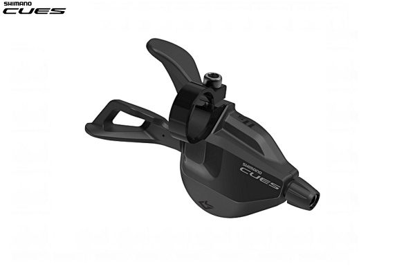 Рукоятка переключения передач правая SHIMANO CUES SL-U6000-11R, манетка/шифтер, 11 скор., RAPIDFIRE PLUS, трос 2400 мм, Black (ASLU600011RC1)