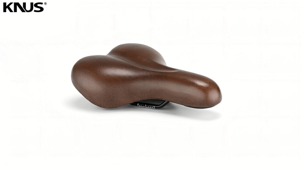 Седло KNUS, MTB/COMFORT Series, KS-7068A, 270x190 мм, VACUUM, Dark Brown (УТ00030533)