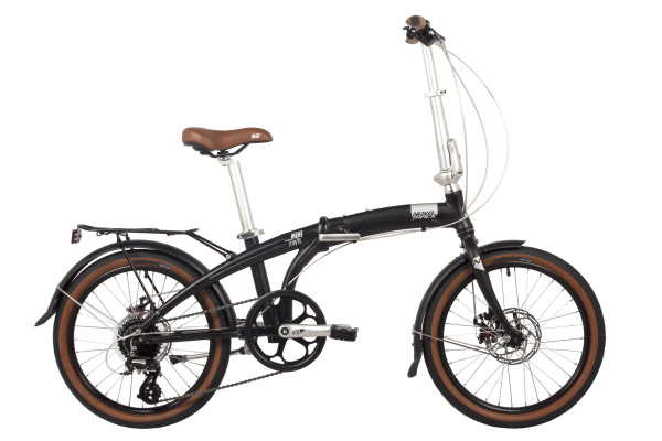 NOVATRACK 20" TOWN складной, алюм., чёрный, 8 скор., RDM310/TS71/HG20, диск.торм.STG (20AFD.TOWN.BK4)