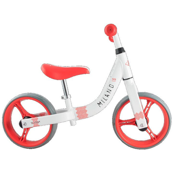 Беговел Tech Team Milano 1.0 алюм. рама, рег. выс. руля (1/1, 2021, красный)
