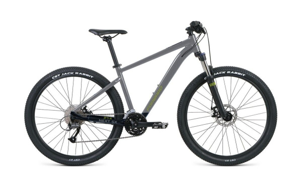 Велосипед FORWARD NEXT SX 27,5 (27,5" рост 17") 2026, серый / темный серо-голубой, SPRT26F0060