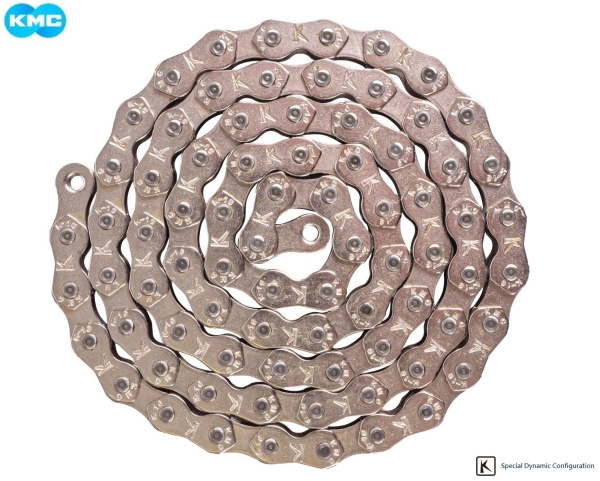 Цепь KMC (K1-WIDE)  BMX (80 звеньев), 1/2"x1/8", с замком, SILVER (УТ00024975)