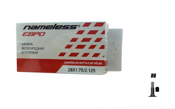 Камера 28/29x1,75/2,125 бутил, авто-ниппель, AV, EURO