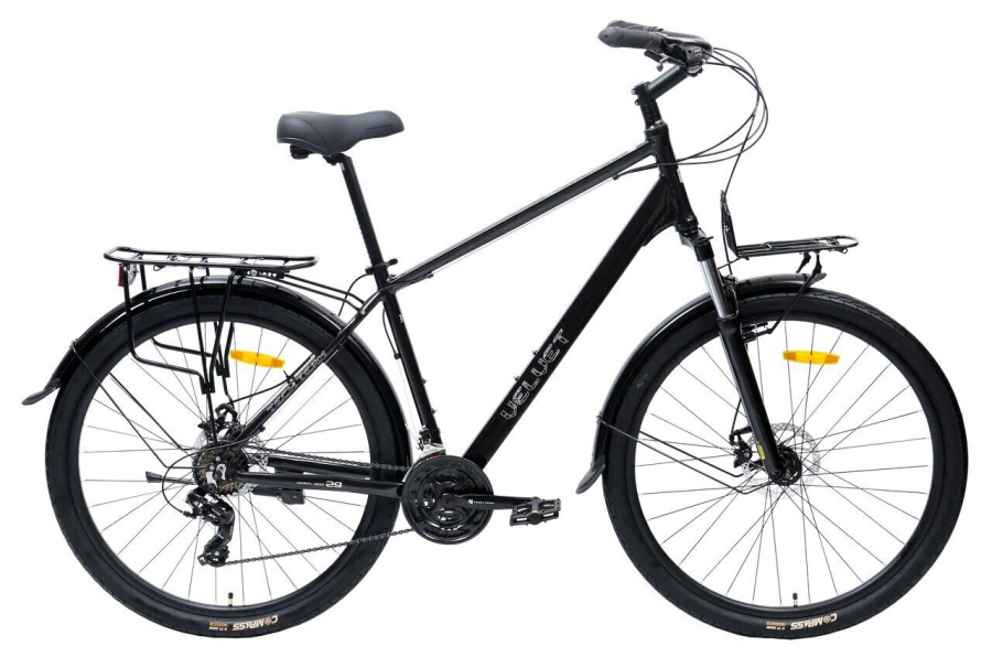 Велосипед TECH TEAM VELVET 29 disc (29" 21 ск. рост 19") ALU, черный (NN013687)