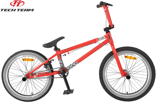 Велосипед TECH TEAM LEVEL (BMX 20", 1 ск.) (алый, NN002561)