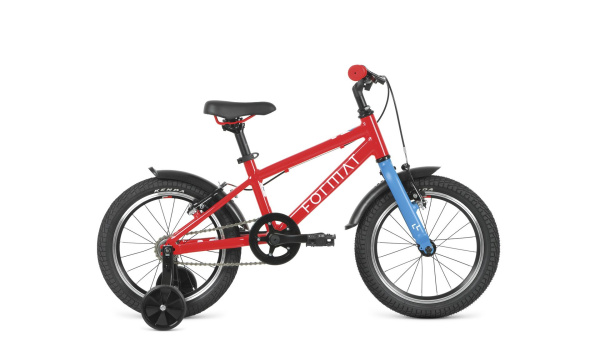 Велосипед FORMAT Kids 16 (16" 1 ск.) 2022, красный, RBK22FM16527