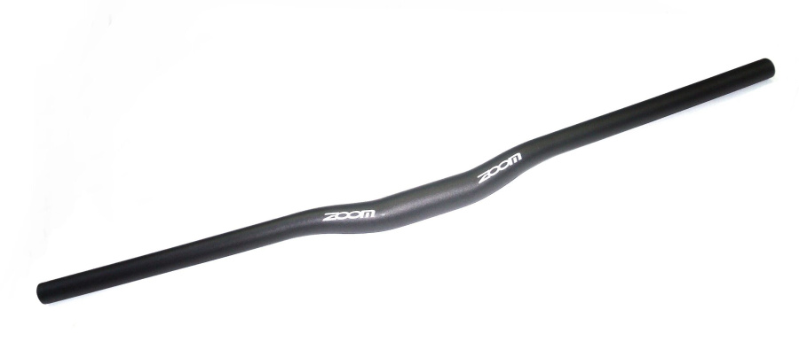 Руль MTB ZOOM, баттированный, длина 680 мм, посадка Ø 31,8 мм, свип 9°, алюминиевый AL6061-T6, подъем 20 мм, MTB-AL-320BT/FOV (черный, 1HAABD100805)