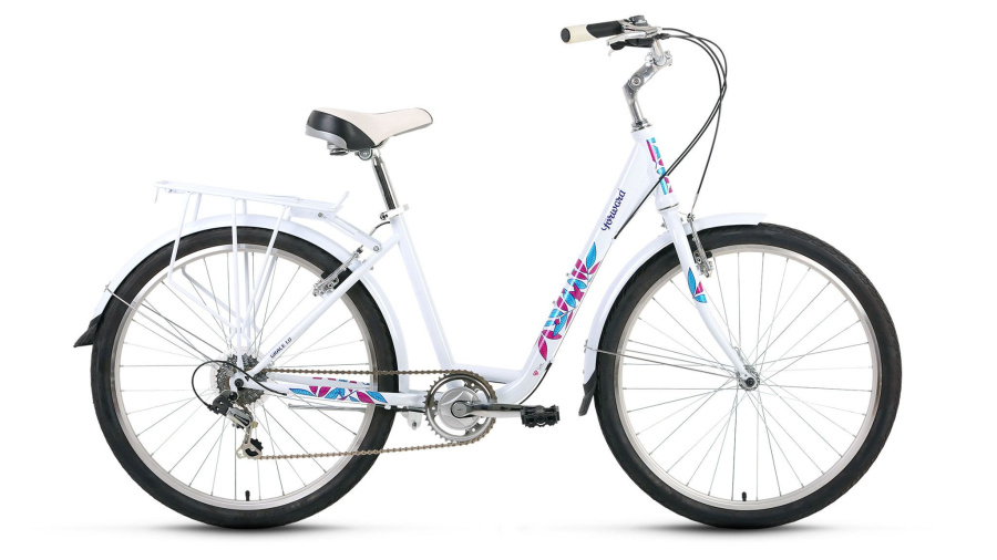 Велосипед FORWARD GRACE 1.0 (26" 7 ск. рост 17") 2015-2016 (белый, RBKW68N67004)