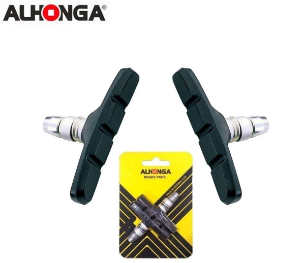 Тормозные колодки 70 мм ALHONGA V-Brake, блистер, пр-во Тайвань (черный, FWD3122635-60)