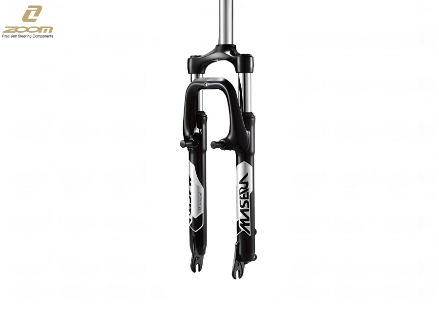 Вилка 27,5" амортизационная ZOOM, MTB 386-MLO, 1-1/8"(28,6), ALU корона, безрезьбовая, DISK Brake/V-Brake, с регулировкой преднагрузки, ход 60 мм, с функцией механической блокировки, ZOOM, Black (УТ00032917)