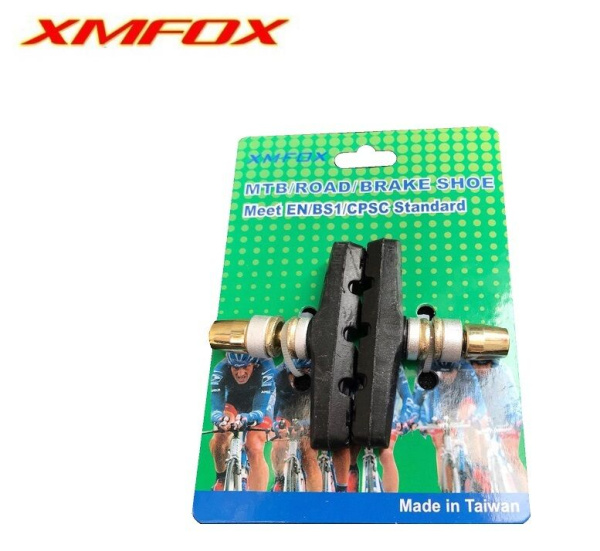 Тормозные колодки 60 мм (пара) V-Brake, XM FOX, блистер, пр-во Тайвань (черный, XMFOXVBR60)