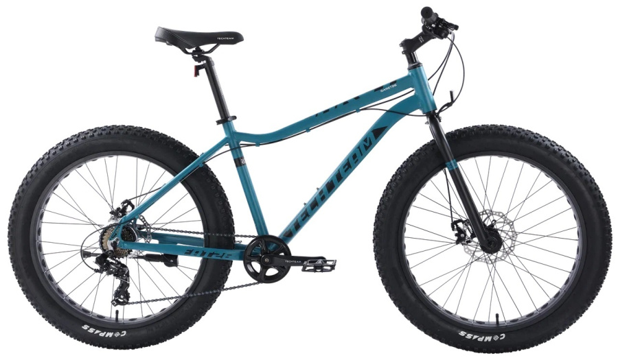 Велосипед TECH TEAM Garet 26 disc (26" 7 ск. 16") ALU, зеленый (NN010429)
