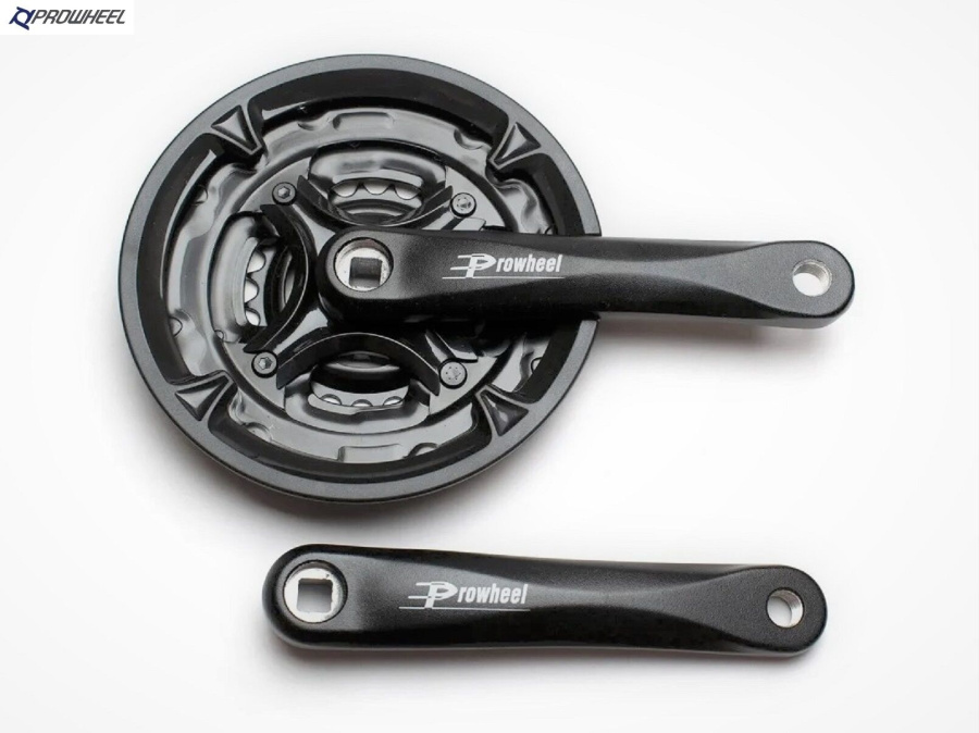 Комплект шатунов (система) PROWHEEL, алюминиевые шатуны 170 мм, SQR, 9/16, 42х32х22T, MA-AC49 170 (черный, NN009959)