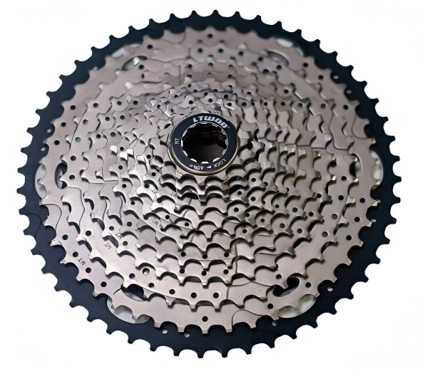 Кассета, L-TWOO, 12 ск. CS-A12, 11-46T, Nickel-Plated, AX (1FWB12000012)