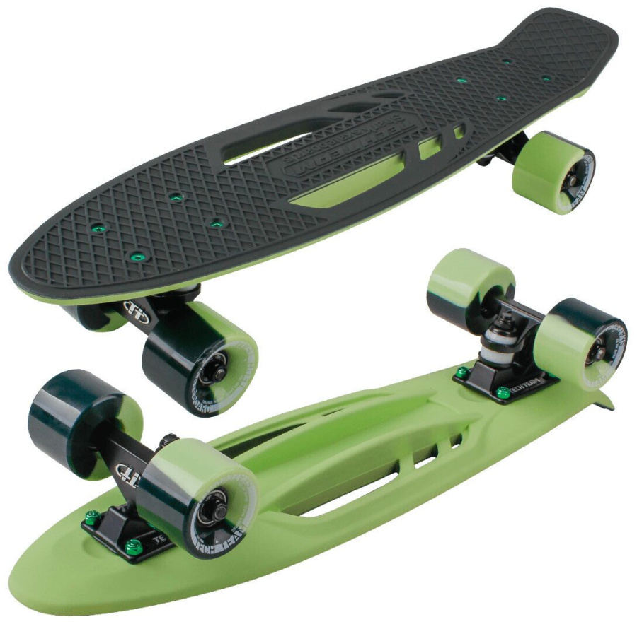 Скейтборд Shark 22 dark green/green пластиковый (NN007461)