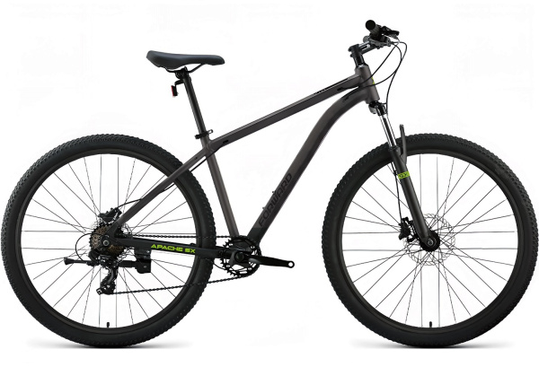 Велосипед FORWARD APACHE SX 27,5 (27,5" рост. 15") 2026 тёмно-серый / чёрный, SPRT26F0022