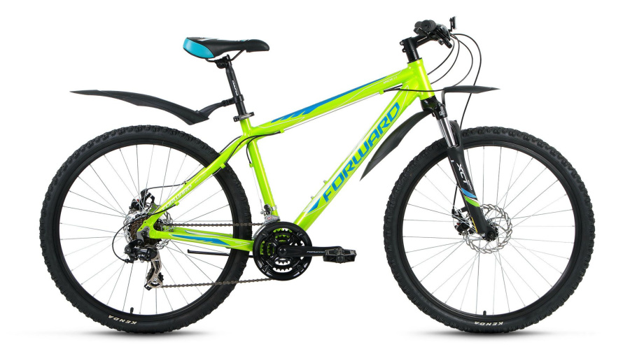 Велосипед FORWARD APACHE 2.0 disc (26" 21 ск. рост 17") 2015-2016 (зеленый, RBKW6M66Q050)