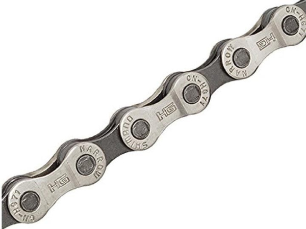 Цепь, HG71, 3/32" (2,38 мм), 7,05 - 7,1 мм (8 скоростей), 114 зв., SHIMANO, без упак. (1CN211400078)