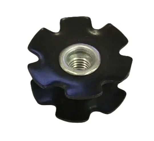 Якорь в рулевую колонку (паук) 1-1/8", сталь/алюминий, черный (УТ00024289)
