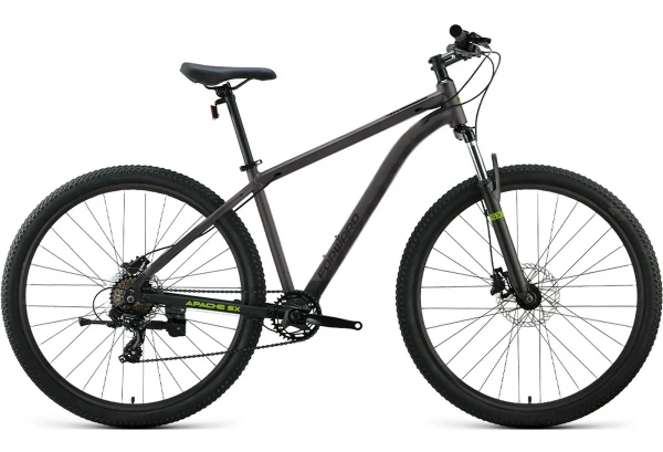 Велосипед FORWARD APACHE SX 27,5 (27,5" рост. 15") 2026 тёмно-серый / чёрный, SPRT26F0022