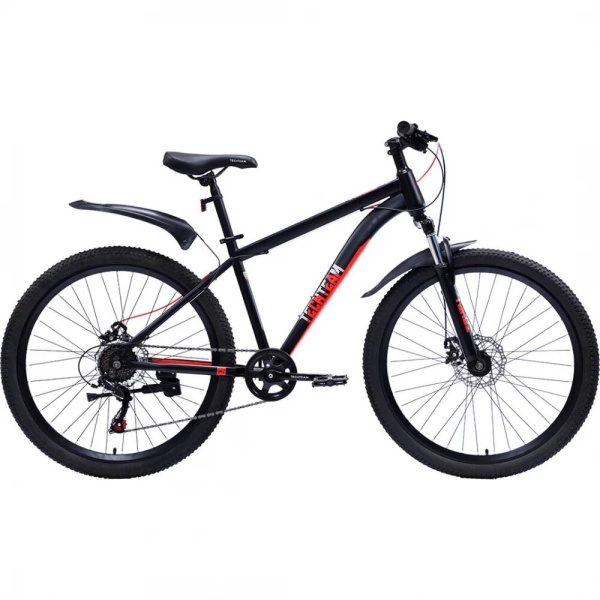Велосипед TECH TEAM TENET 26 disc (26" 7 ск. рост 16") красный (NN010406)