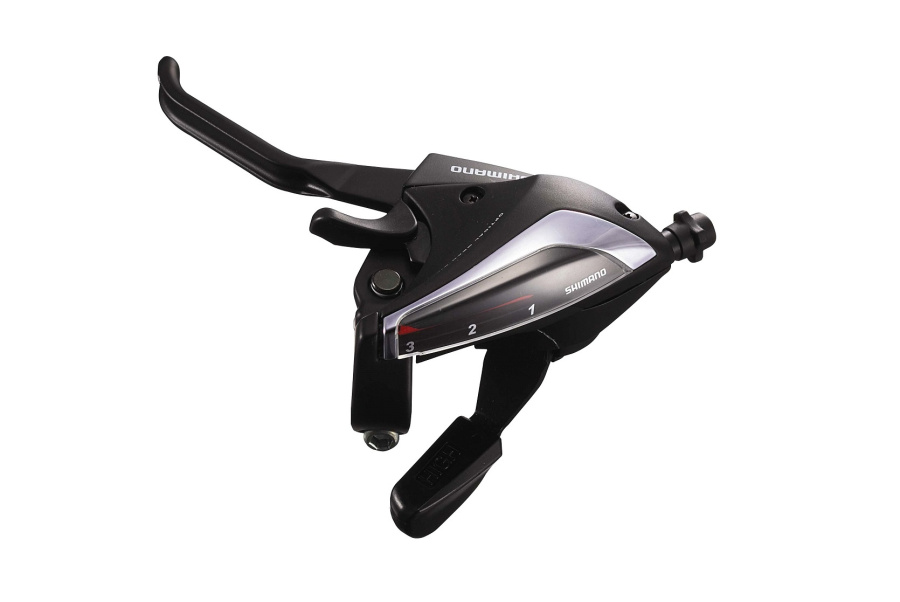 Рукоятка переключения передач левая SHIMANO ALTUS ST-EF60-3L комбинированная, 3 скор. (черный, ASTEF602LSBL)