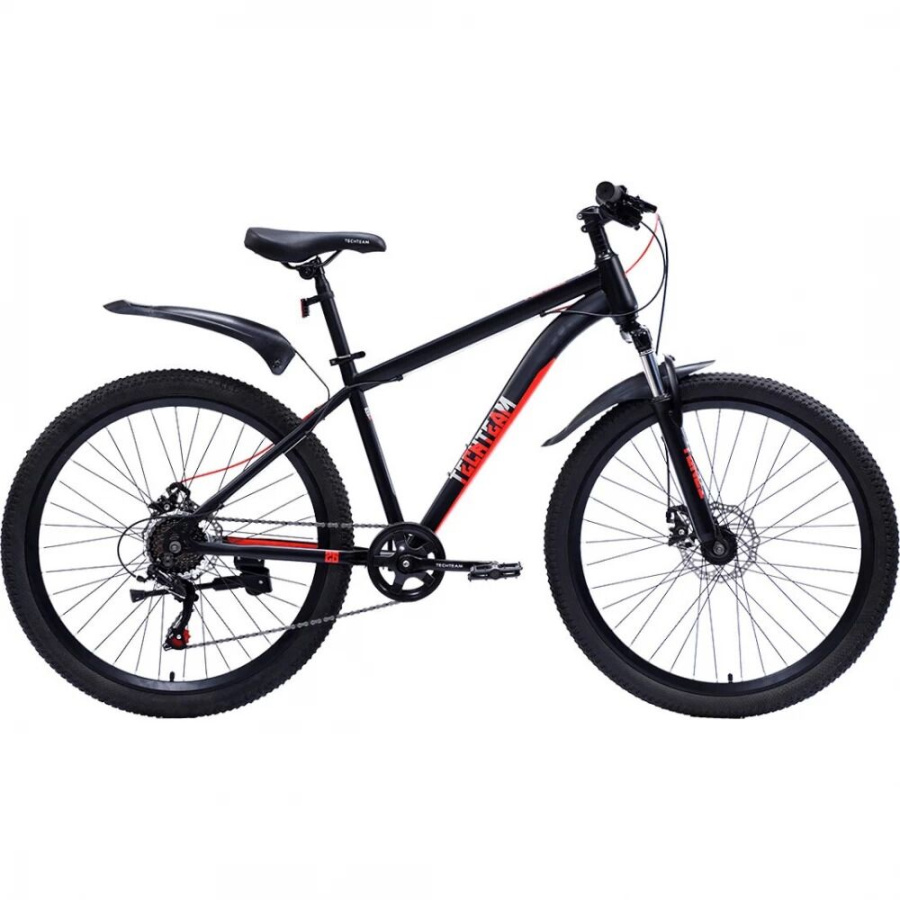 Велосипед TECH TEAM TENET 26 disc (26" 7 ск. рост 16") красный (NN010406)