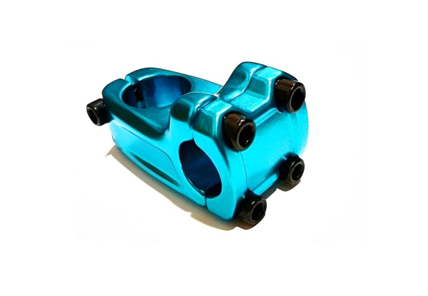 Вынос руля MX-625-5/8 ISO-M, BMX алюминиевый нерегулируемый безрезьбовой, под руль 22.2, уол 0, длина 48 мм, высота 30 мм, шток 28,6 мм, ZOOM, Celadon