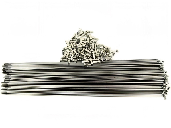Спица 264 мм x 14G с ниппелем (12 мм) стальная, серебристая (FSP414G26401)