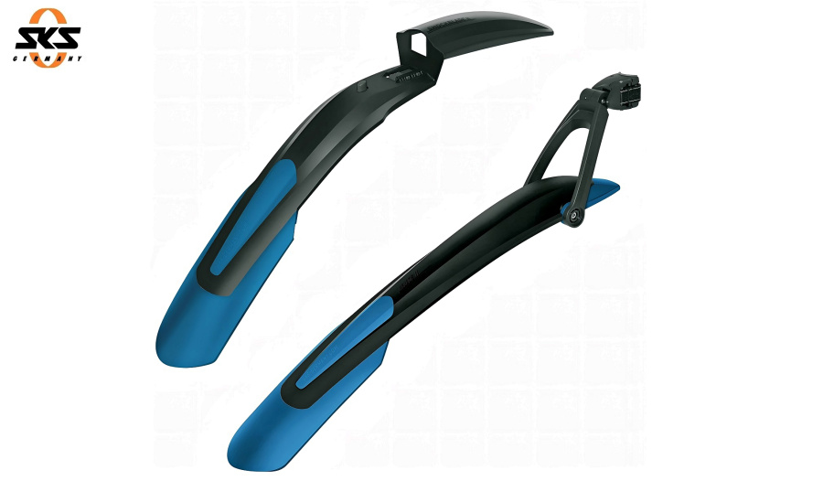 SKS Комплект крыльев 29" MTB "SHOCKBLADE / X-BLADE", быстросъемные, синий спойлер (SKS_11606)