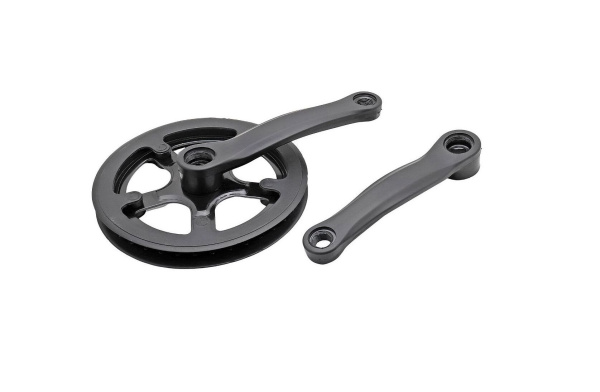 Комплект шатунов (система) 36T, 170 мм, SQR, 9/16", 1/2"х3/32", стальные шатуны, двухсторонняя защита звезды, RAPIDA, RPD-FC102, Black (УТ00030525)