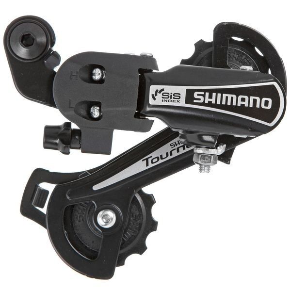 Переключатель задний, SHIMANO Tourney RD-TY21-B GS 6 скор., под болт (ST370116)