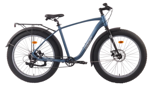 Велосипед TECH TEAM FLEX 26 disc (Fat Bike 26" 8 ск. рост 20") синий (NN013682)