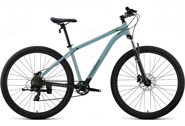 Велосипед FORWARD APACHE SX 27,5 (27,5" рост. 21") 2026 светлый серо-голубой / тёмно-серый, SPRT26F0031