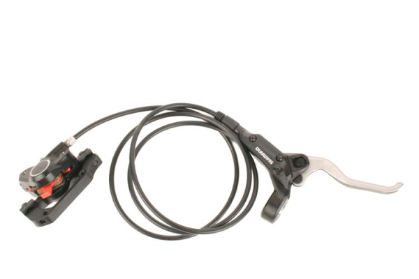 Тормоз задний, комплект, гидравлический, SHIMANO,, BR-M365L(R)/BL-M365L(R), IS/PM, 160 мм, 1350 мм (черный, AM365RRURX135)