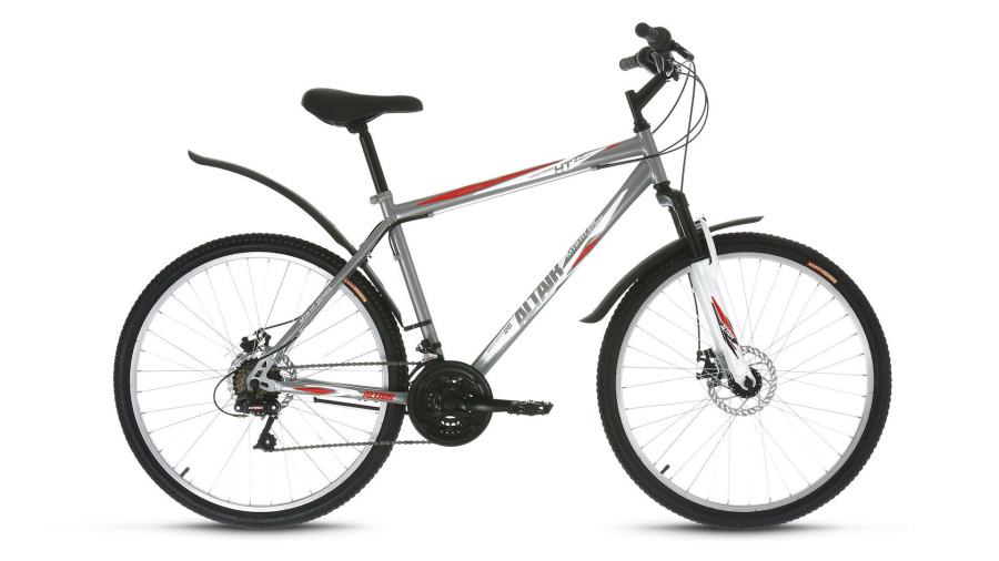 Велосипед ALTAIR MTB HT 26 3.0 disc (26" 18 ск. рост 17") 2016-2017 (серый, RBKT7MN6P016)