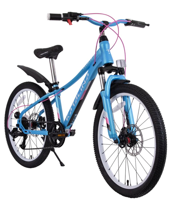 Велосипед TECH TEAM Katalina 20 disc (20" 7 ск. рост 11") синий (NN014696)
