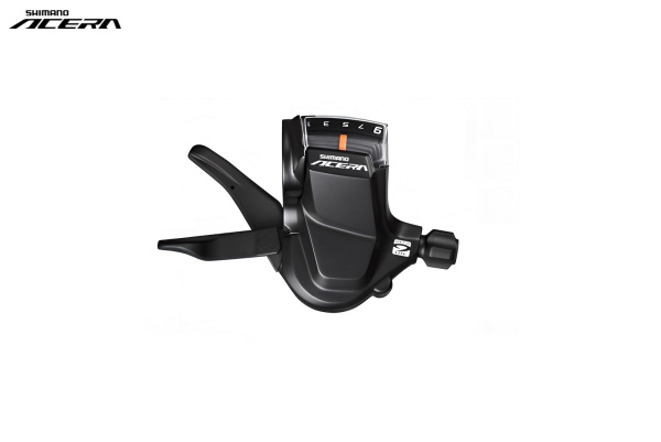 Рукоятка переключения передач правая SHIMANO ACERA SL-M3000, манетка/шифтер, 9 скор. (черный, ASLM3000RC)