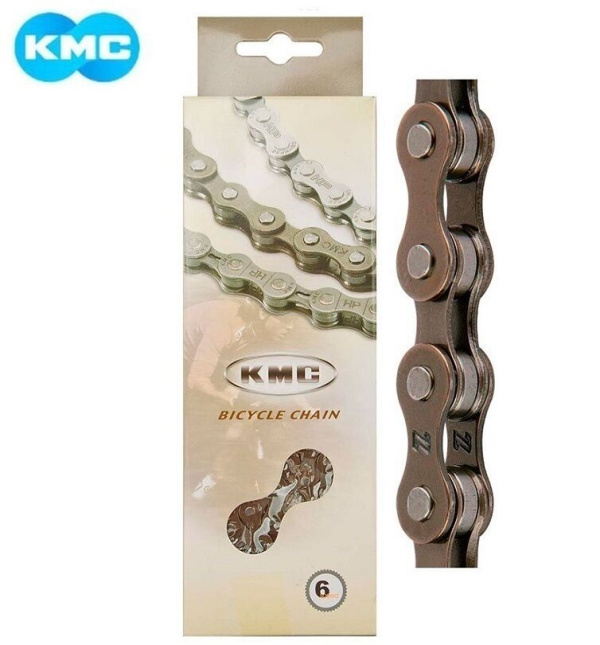Цепь 6 ск., KMC (Z-33), (116 звеньев) без замка, инд. упаковка (KMCZ-33)