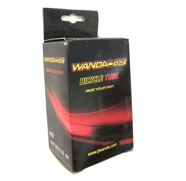 Камера 14x1,95/2,125 TU14 бутил Schrader (AV) WANDA (TT14195125)