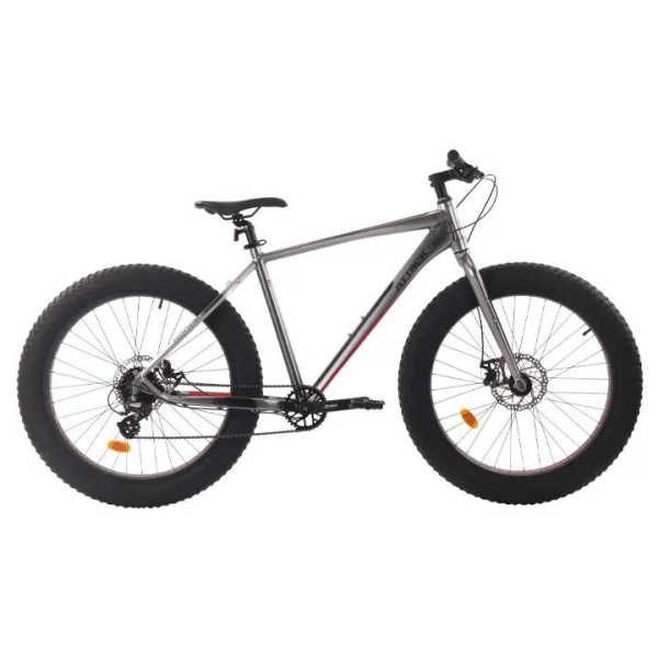Велосипед TECH TEAM ATTACK 26 (Fat Bike 26", рост 20") (металлик, NN013674)