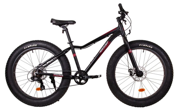 Велосипед TECH TEAM Garet 26 disc (26" 7 ск. 18") ALU, чёрный (NN012644)